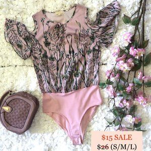 Floral Blouse Bodysuit